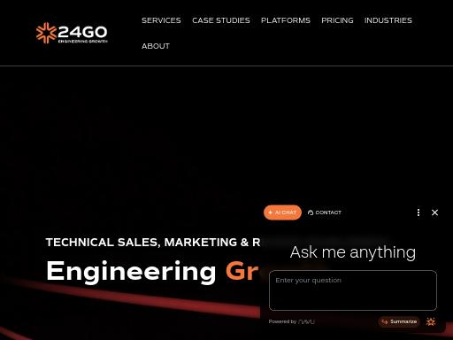 Swiss SEO check of 24go.ai – score 95/100 · SEO Switzerland free SEO analyzer