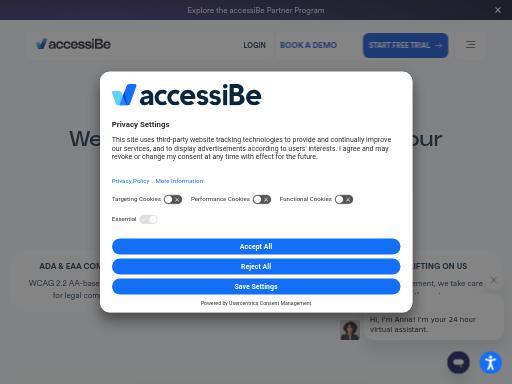 Screenshot of accessibe.com – Swiss SEO check by SEO Switzerland, score 95/100