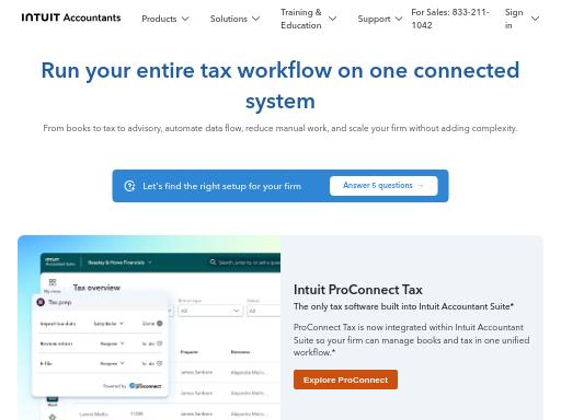 Swiss SEO check of accountants.intuit.com – score 84/100 · SEO Switzerland free SEO analyzer