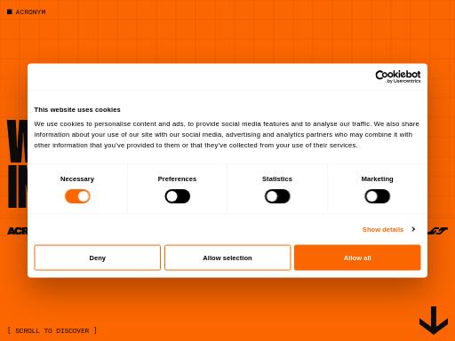 Screenshot of acronym.lol – Swiss SEO check by SEO Switzerland, score 90/100