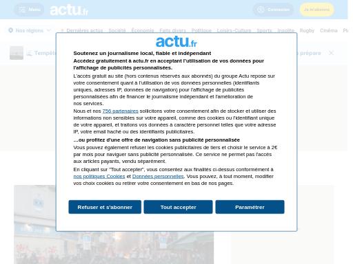 Screenshot of actu.fr – Swiss SEO check by SEO Switzerland, score 92/100