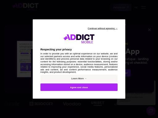Screenshot of addict-mobile.com – Swiss SEO check by SEO Switzerland, score 95/100