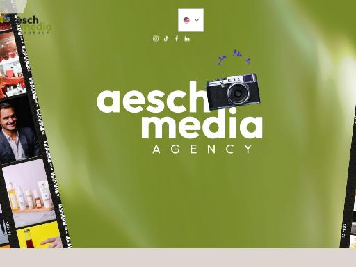 Screenshot of aeschmedia.ch – Swiss SEO check by SEO Switzerland, score 85/100