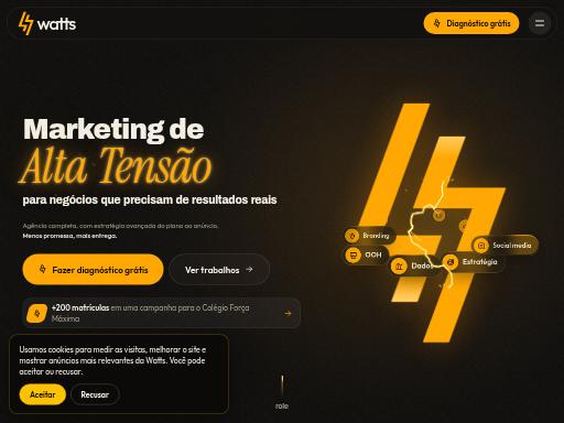 Swiss SEO check of agenciawatts.com.br – score 98/100 · SEO Switzerland free SEO analyzer
