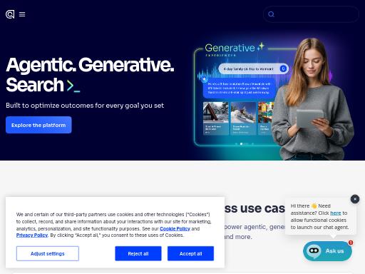 Screenshot of algolia.com – Swiss SEO check by SEO Switzerland, score 92/100
