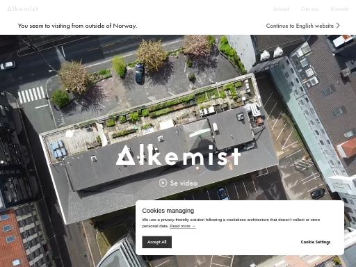 Swiss SEO check of alkemist.no – score 91/100 · SEO Switzerland free SEO analyzer