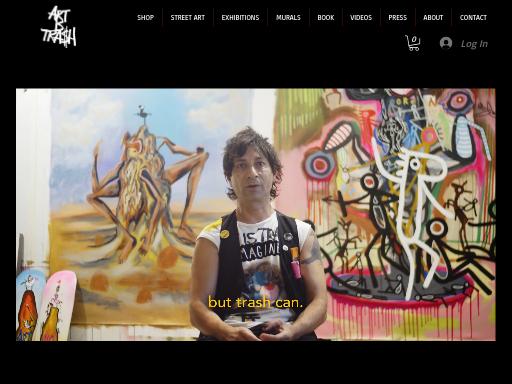 Screenshot of artistrash.es – SEO check by SEO Switzerland