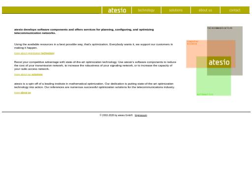 Screenshot of atesio.de – Swiss SEO check by SEO Switzerland, score 56/100