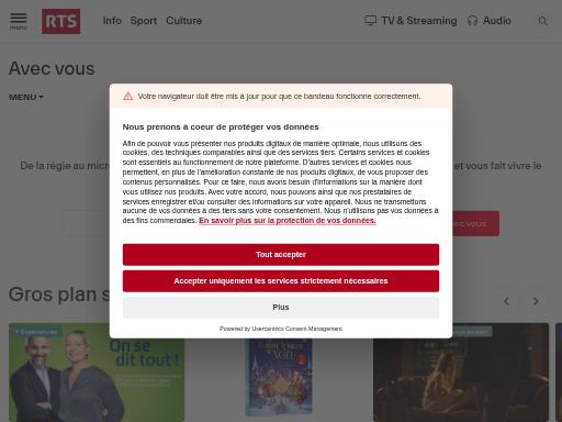 Swiss SEO check of avecvous.rts.ch – score 83/100 · SEO Switzerland free SEO analyzer