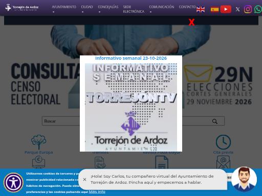Swiss SEO check of ayto-torrejon.es – score 84/100 · SEO Switzerland free SEO analyzer
