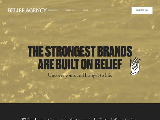 Screenshot of beliefagency.com – Swiss SEO check by SEO Switzerland, score 89/100