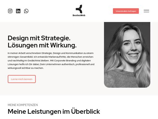 Screenshot of bestesweb.de – Swiss SEO check by SEO Switzerland, score 77/100