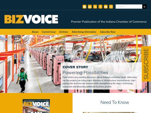 Swiss SEO check of bizvoicemagazine.com – score 87/100 · SEO Switzerland free SEO analyzer