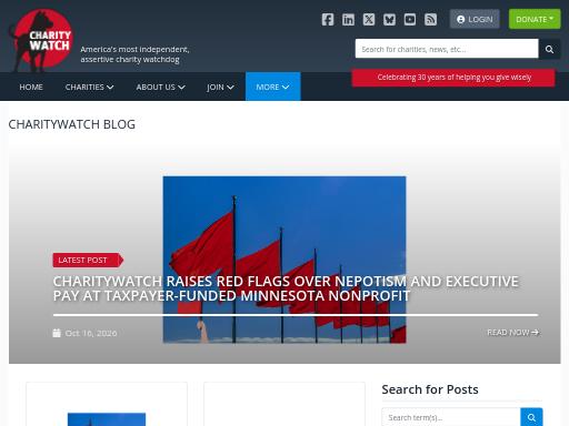Swiss SEO check of blog.charitywatch.org – score 93/100 · SEO Switzerland free SEO analyzer
