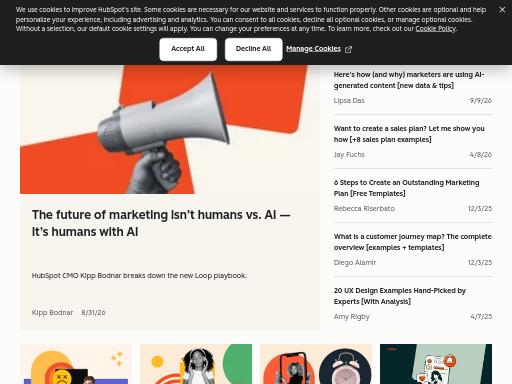 Screenshot of blog.hubspot.com – Swiss SEO check by SEO Switzerland, score 92/100