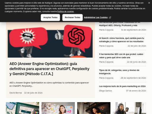 Swiss SEO check of blog.hubspot.es – score 92/100 · SEO Switzerland free SEO analyzer