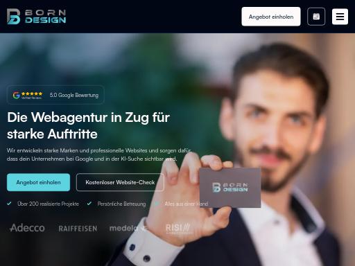 Swiss SEO check of borndesign.ch – score 97/100 · SEO Switzerland free SEO analyzer