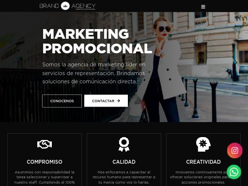 Screenshot of brandagency.com.ar – Swiss SEO check by SEO Switzerland, score 93/100