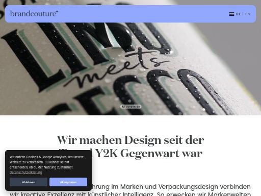 Swiss SEO check of brandcouture.de – score 85/100 · SEO Switzerland free SEO analyzer