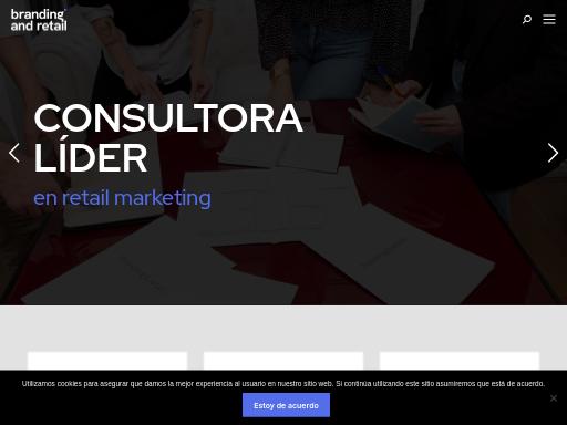 Screenshot of brandingandretail.com – Swiss SEO check by SEO Switzerland, score 89/100