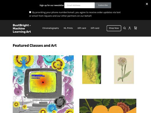 Screenshot of bustbright.com – Swiss SEO check by SEO Switzerland, score 77/100