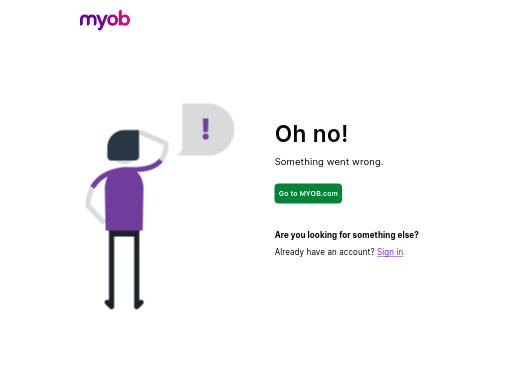 Screenshot of buy.myob.com – Swiss SEO check by SEO Switzerland, score 80/100