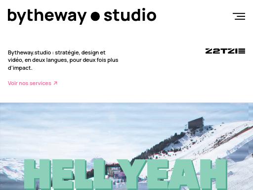 Screenshot of bytheway.studio – Swiss SEO check by SEO Switzerland, score 92/100