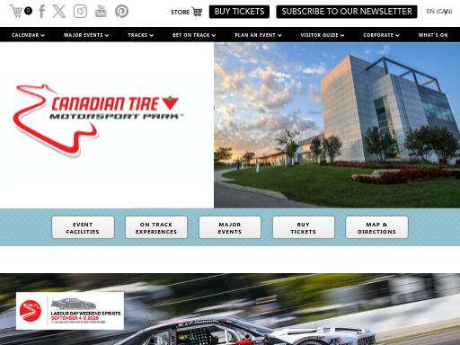 Swiss SEO check of canadiantiremotorsportpark.com – score 87/100 · SEO Switzerland free SEO analyzer