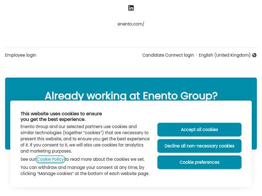 Swiss SEO check of career.enento.com – score 86/100 · SEO Switzerland free SEO analyzer