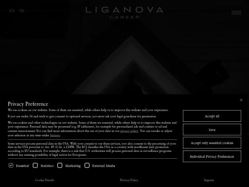 Screenshot of career.liganova.com – Swiss SEO check by SEO Switzerland, score 94/100