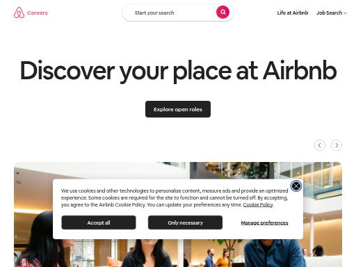 Swiss SEO check of careers.airbnb.com – score 90/100 · SEO Switzerland free SEO analyzer