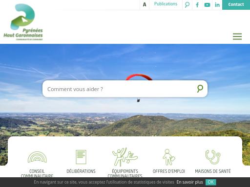 Screenshot of cc-pyreneeshautgaronnaises.fr – Swiss SEO check by SEO Switzerland, score 79/100