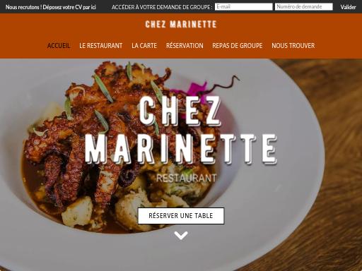 Swiss SEO check of chez-marinette-restaurant-marseille.com – score 81/100 · SEO Switzerland free SEO analyzer