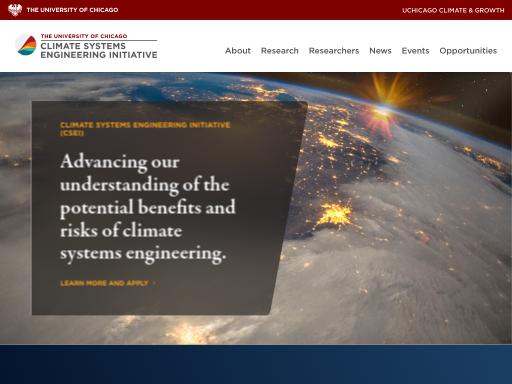 Swiss SEO check of climateengineering.uchicago.edu – score 83/100 · SEO Switzerland free SEO analyzer