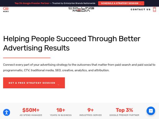 Swiss SEO check of collingmedia.com – score 95/100 · SEO Switzerland free SEO analyzer