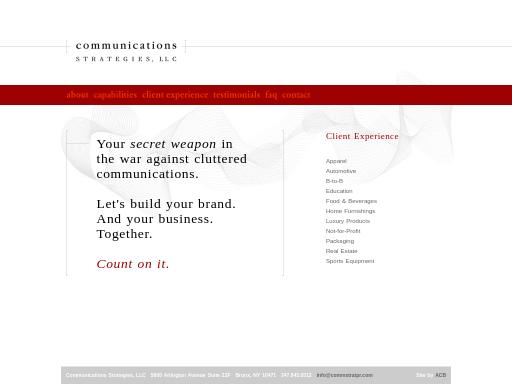 Screenshot of commstratpr.com – Swiss SEO check by SEO Switzerland, score 73/100
