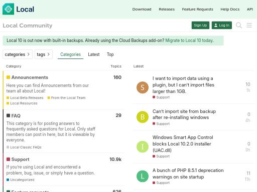 Swiss SEO check of community.localwp.com – score 89/100 · SEO Switzerland free SEO analyzer