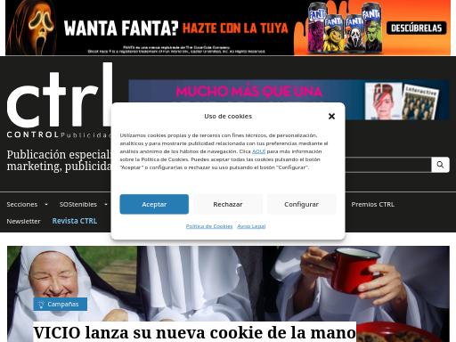 Screenshot of controlpublicidad.com – Swiss SEO check by SEO Switzerland, score 91/100
