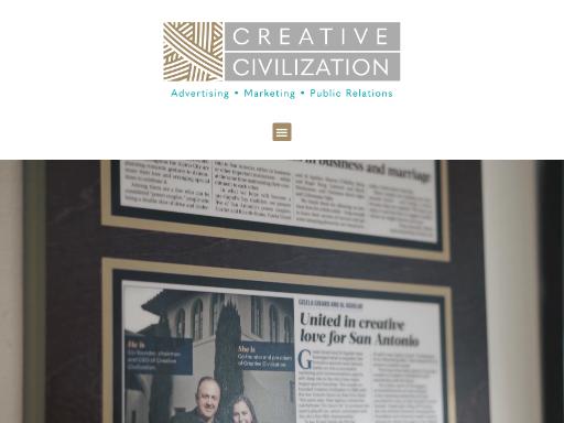 Screenshot of creativecivilization.com – Swiss SEO check by SEO Switzerland, score 78/100