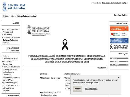 Swiss SEO check of cultura.gva.es – score 80/100 · SEO Switzerland free SEO analyzer