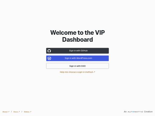 Screenshot of dashboard.wpvip.com – Swiss SEO check by SEO Switzerland, score 78/100
