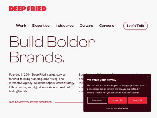 Swiss SEO check of deepfried.com – score 88/100 · SEO Switzerland free SEO analyzer