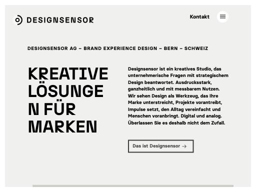 Swiss SEO check of designsensor.ch – score 86/100 · SEO Switzerland free SEO analyzer