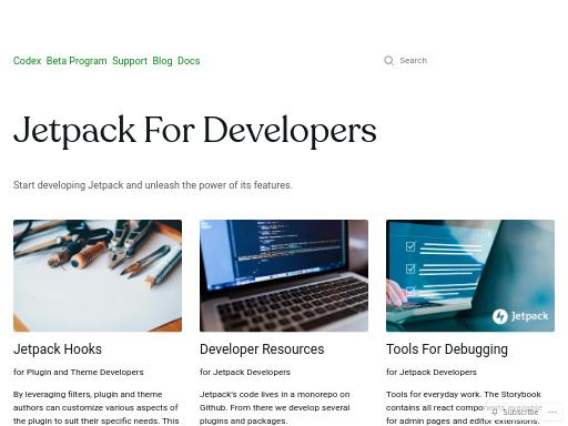 Swiss SEO check of developer.jetpack.com – score 92/100 · SEO Switzerland free SEO analyzer