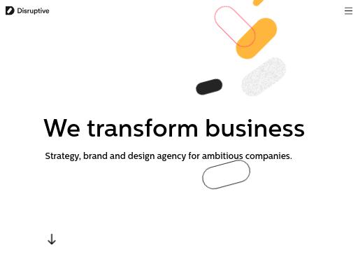 Screenshot of disruptivebrand.io – Swiss SEO check by SEO Switzerland, score 86/100