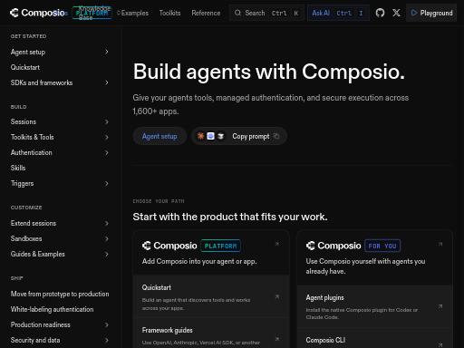 Swiss SEO check of docs.composio.dev – score 94/100 · SEO Switzerland free SEO analyzer