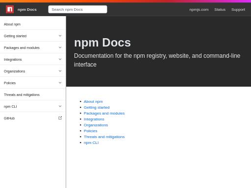 Swiss SEO check of docs.npmjs.com – score 85/100 · SEO Switzerland free SEO analyzer