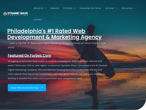 Swiss SEO check of dynamicwaveconsulting.com – score 86/100 · SEO Switzerland free SEO analyzer
