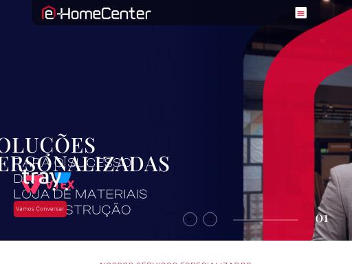 Screenshot of ehomecenter.com.br – Swiss SEO check by SEO Switzerland, score 78/100