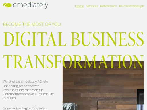 Swiss SEO check of emediately.ch – score 87/100 · SEO Switzerland free SEO analyzer